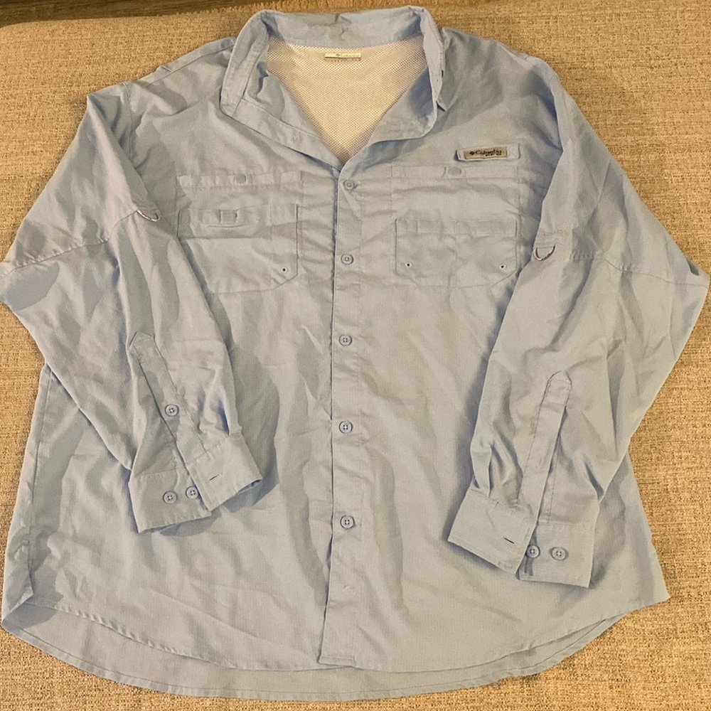 Columbia mens fishing shirt